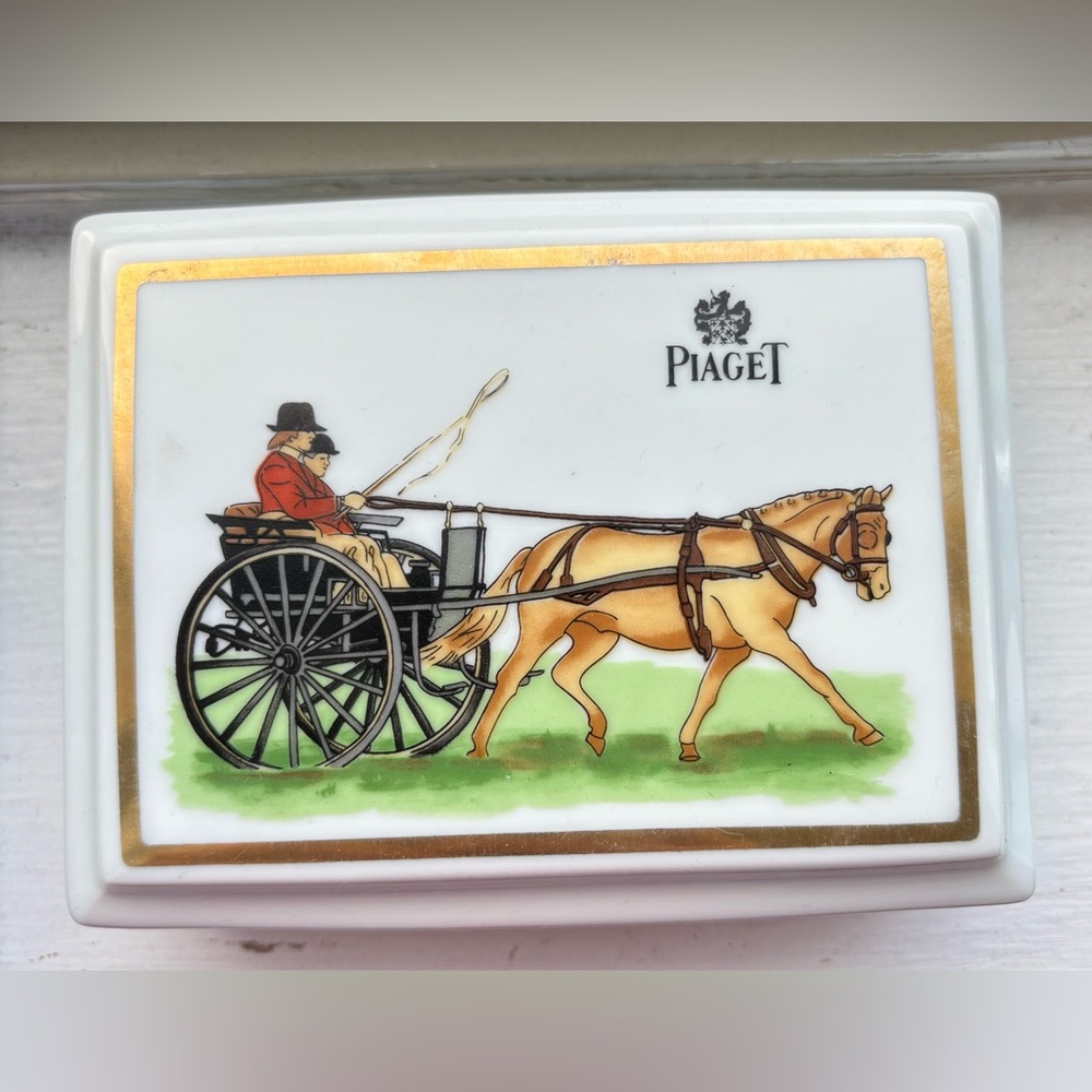 Piaget Box with Horse and Carriage Motif